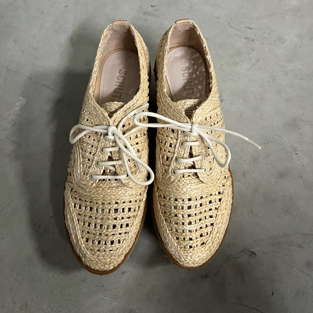 NEW SCHUTZ ESPADRILLE PLATFORMS